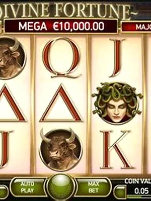 Divine Fortune slot by NetEnt at CrownGold casino
